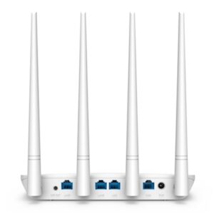 WIRELESS N ROUTER 300M TENDA F6 -2.4GHZ1P WAN - 3P 10/100M - 4ANT. 5DBI FISSE -GARANZIA 3 ANNI