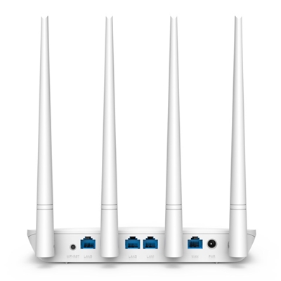 WIRELESS N ROUTER 300M TENDA F6 -2.4GHZ1P WAN - 3P 10/100M - 4ANT. 5DBI FISSE -GARANZIA 3 ANNI