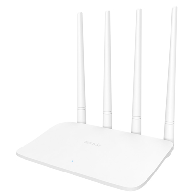 WIRELESS N ROUTER 300M TENDA F6 -2.4GHZ1P WAN - 3P 10/100M - 4ANT. 5DBI FISSE -GARANZIA 3 ANNI