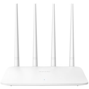 WIRELESS N ROUTER 300M TENDA F6 -2.4GHZ1P WAN - 3P 10/100M - 4ANT. 5DBI FISSE -GARANZIA 3 ANNI