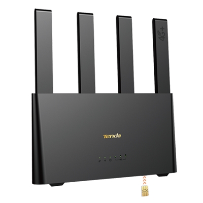 WIRELESS N ROUTER 4G LTE TENDA 4G08 DUAL BAND AC1200 2.4GHZ 300MBPS/5GHZ 867MBPS 802.11NGB/AC - 2ANT.ESTERNE- 1X2FF SLOT SIM