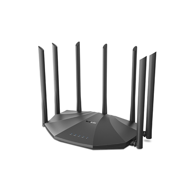 WIRELESS AC2100 ROUTER DUAL BAND TENDA AC23 5GHZX1733BPS/2.4GHZX300MBPS -1P GE WAN+3P GIGABIT-7ANT. 6DBI - GAR.3 ANNI