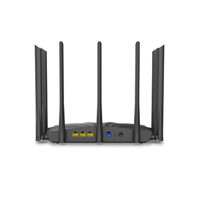 WIRELESS AC2100 ROUTER DUAL BAND TENDA AC23 5GHZX1733BPS/2.4GHZX300MBPS -1P GE WAN+3P GIGABIT-7ANT. 6DBI - GAR.3 ANNI