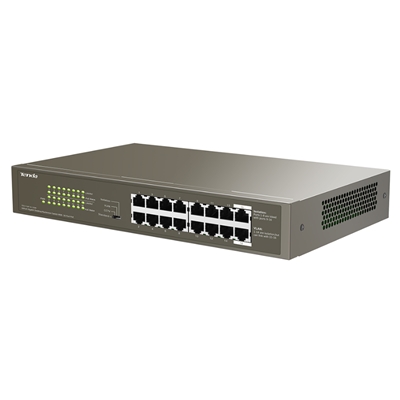 SWITCH 16P GIGABIT POE TENDA TEG1116P-16-150W 16P RJ45 BASE TX-10/100/1000
