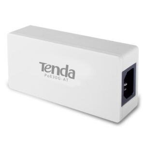 ADATTATORE POE INJECTOR TENDA POE30G-AT IEEE 802.3AT - 2P GIGA RJ45 - 100M POE EXTENSION- ALIM.30W - GARANZIA 3 ANNI