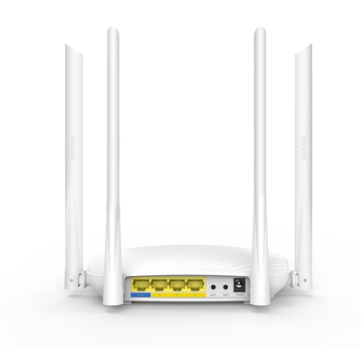 WIRELESS N ROUTER 600M TENDA F9 -2.4GHZ1P WAN - 3P 10/100M - 4ANT. 6DBI OMNIDIREZIONALI -GARANZIA 3 ANNI