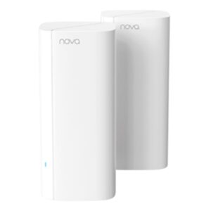 WIRELESS ROUTER AX3000 TENDA EX12(2-PACK)WI-FI 6 SISTEMA MESH COPERTURA FINO A 650M-¦