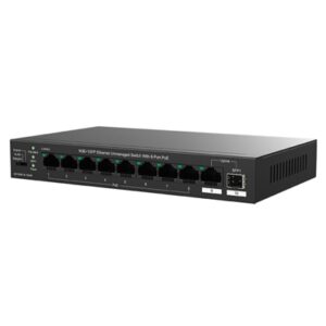 SWITCH 9P GE LAN +1P SFP TENDA TEG1110PF-8-120W8P POE (120W)