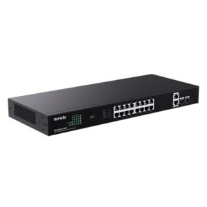 SWITCH 18P GE LAN +2P SFP TENDA TEG1120P-16-250W 16P POE