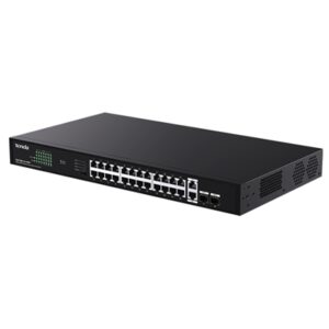 SWITCH 26P GE LAN +2P SFP TENDA TEG1128P-24-410W 24P POE