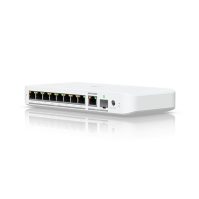 SWITCH 8P 2.5GBE POE++ UBIQUITI USW-FLEX-2.5G-8-POE UNIFI CON 1P UPLINK COMBINATA RJ45/SFP+ DA 10 GBE