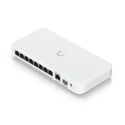 SWITCH 8P 2.5GBE POE++ UBIQUITI USW-FLEX-2.5G-8-POE UNIFI CON 1P UPLINK COMBINATA RJ45/SFP+ DA 10 GBE