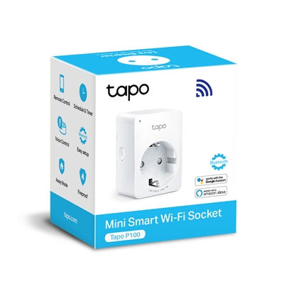 PRESA WI-FI SMART TP-LINK TAPO P100(1-PACK)- GARANZIA 3 ANNI