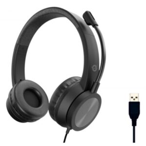 CUFFIE +MICROFONO USB CONCEPTRONIC POLONA05BNERE -CAVO 2MT MICR.CON RIDUZ.RUMORE