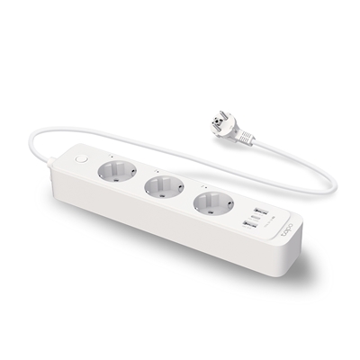 MULTIPRESA WI-FI SMART HOMEKIT TP-LINK TAPO P300 100/240V50/60HZ 2USB A 2USB C -CAVO DI 1
