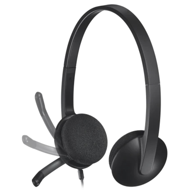 CUFFIA+MICROFONO LOGITECH RETAIL H340 USB P/N 981-000475