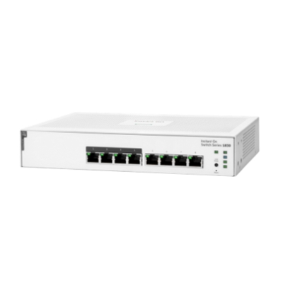 SWITCH ARUBA ISTANT ON JL811A 1830-8G MANAGED POE+ (65W) 4X10/100/1000 + 4X10/100/1000 POE+ LIFETIME WARRANTY FINO:07/08