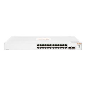 SWITCH ARUBA ISTANT ON JL812A 1830-24G MANAGED 24X10/100/100 + 2XSFP 1GBE LIFETIME WARRANTY FINO:07/08