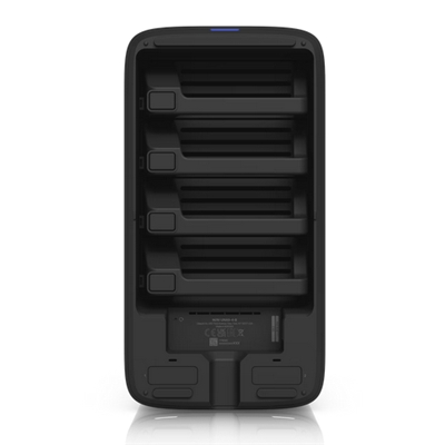 NAS UBIQUITI UNAS-4-B X 4 HDD/SSD 3.5/2.5-NO HDD-RACK 1U-NERO-2 SLOT X CACHE SSD M.2 NVME-8GB RAM -CPU Q-CORE 2.0GHZ