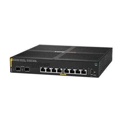 SWITCH HPE NETWORKING S4R23A CX 6000 8P 10M/100M/1G CLASS4 POE 2P SFP 1G 67W FINO:07/08