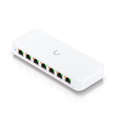 SWITCH UNIFI 8P POE UBIQUITI USW-ULTRA-60W-EU L2 COMPATTO 7P GBE POE+1P GBE -52W POE FINO:30/06