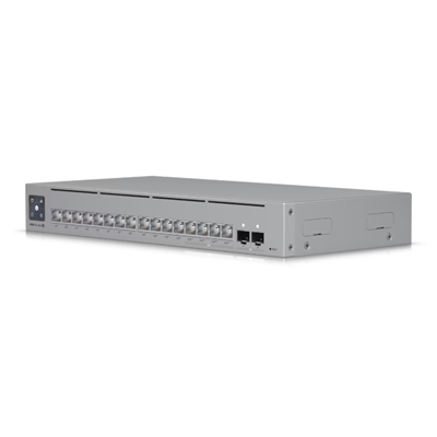 SWITCH 16P LAN GIGABIT UBIQUITI USW-PRO-MAX-16-POEL34P POE++ 2.5GBE12P GBE POE+ 2P SFP+ 10GSTAFFE RACK NON INCL. (180W)