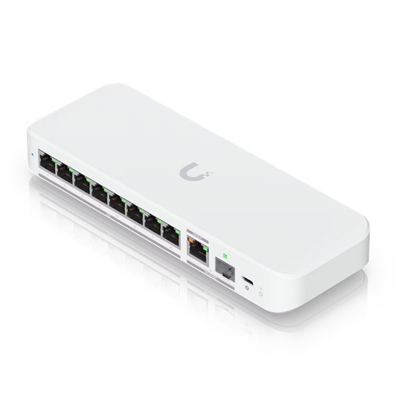 SWITCH8P 2.5GBE UBIQUITI USW-FLEX-2.5G-8 UNIFI CON 1P UPLINK COMBINATA RJ45/SFP+ DA 10 GBE
