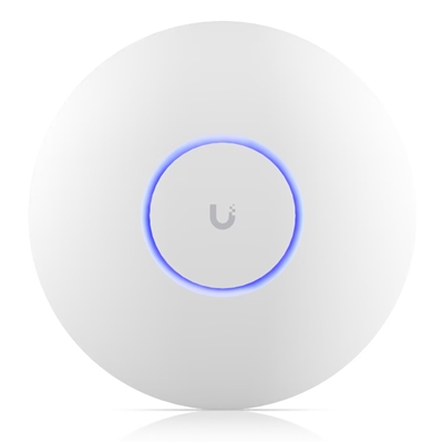WIRELESS ACCESS POINT WI-FI 7 UBIQUITI U7-PRO-MAX CON MONT. A PARETE/SOFF. 1P RJ45 DA 1/2.5GBPS - TRI-BAND