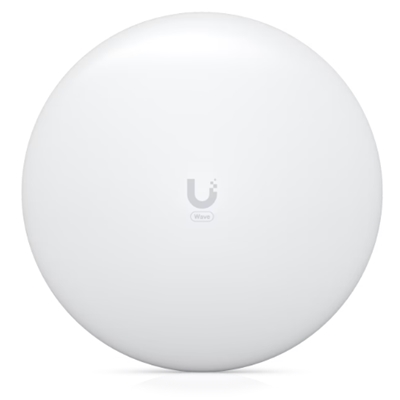 STATION PTMP COMPACT 60 GHZ UBIQUITI WAVE-LR-EU VEL.TRASM.2GBPS-5 GHZ WEATHERPROOF BACKUP RADIO 1P GBE RJ45