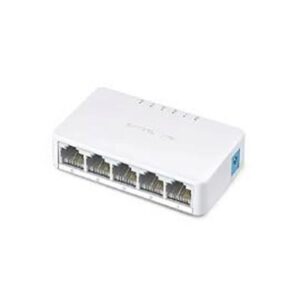 SWITCH 5P LAN 10/100M MERCUSYS MS105 MINI DESKTOP - PLASTIC CASE