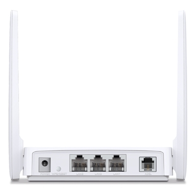 MODEM ROUTER WIRELESS N ADSL2+ MERCUSYS MW300D 300MBPS 3P-1P 10/100 +1P 10/100 LAN 1P RJ11- 2 ANT.FISSE FINO:31/12