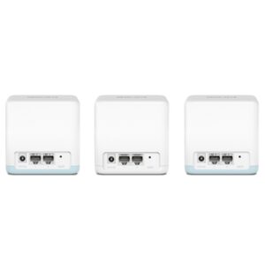 WIRELESS ROUTER AC1200 WHOLE-HOME MERCUSYS HALO H32G(3-PACK) DUALBAND 2P GIGABIT 2P FAST ETHERNET- 2 ANTENNE INTERNE