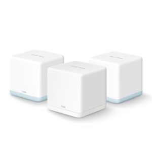 WIRELESS ROUTER AC1200 WHOLE-HOME MERCUSYS HALO H32G(3-PACK) DUALBAND 2P GIGABIT 2P FAST ETHERNET- 2 ANTENNE INTERNE
