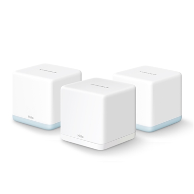 WIRELESS ROUTER AC1200 WHOLE-HOME MERCUSYS HALO H32G(3-PACK) DUALBAND 2P GIGABIT 2P FAST ETHERNET- 2 ANTENNE INTERNE