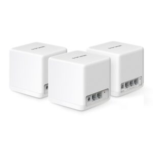 WIRELESS ROUTER AX1500 WHOLE-HOME MERCUSYS HALO H60X(3-PACK) WI-FI 6 DUALBAND - ANTENNE INTERNE