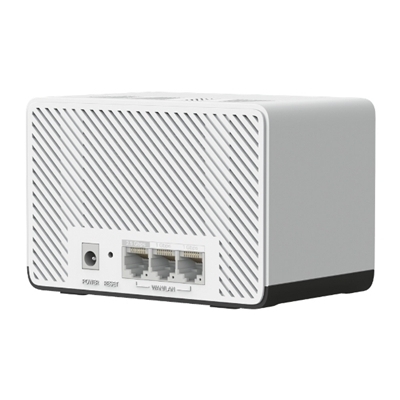SISTEMA WIRELESS MESH WHOLE-HOME BE3600 MERCUSYS HALO H27BE(2-PACK) WI-FI 7 DUALBAND 1P 2.5GBPS 2P GIGABIT - ANT. INT.