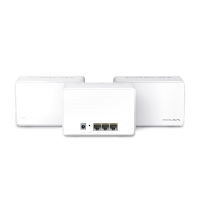 SISTEMA WIRELESS MESH WHOLE-HOME AX3000 MERCUSYS HALO H80X(3-PACK) WI-FI 6 DUALBAND - ANTENNE INTERNE