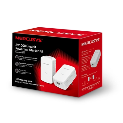 POWERLINE KIT HOMEPLUG AV2 FINO A 1000MBPS MERCUSYS MP500 KIT