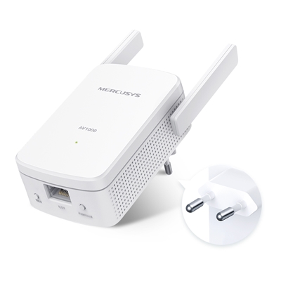 POWERLINE KIT HOMEPLUG AV2 FINO A 1000MBPS E WI-FI 300MBPS MERCUSYS MP510 KIT