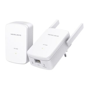 POWERLINE KIT HOMEPLUG AV2 FINO A 1000MBPS E WI-FI 300MBPS MERCUSYS MP510 KIT
