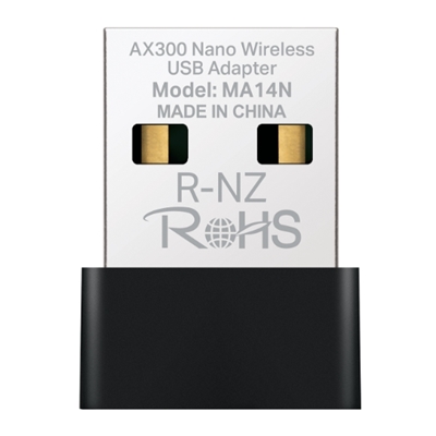 ADATTATORE USB WIRELESSAX1300 NANO MERCUSYS MA14N 287MBPS 2