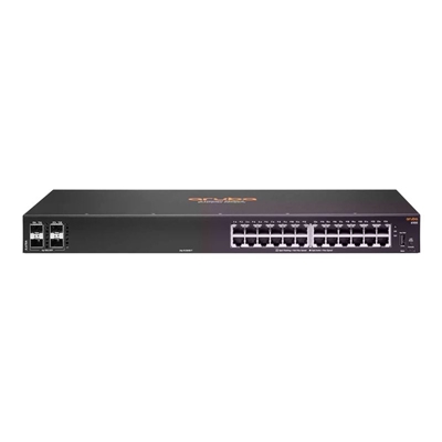 SWITCH HPE JL678A ARUBA 6100 24 PORTE 10/100/1000 + 4X 1GB/10GB SFP+ GAR A VITA FINO:07/08