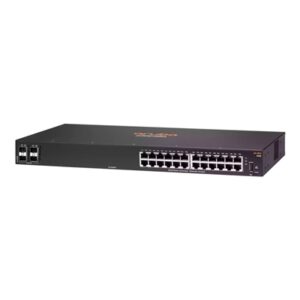 SWITCH HPE JL678A ARUBA 6100 24 PORTE 10/100/1000 + 4X 1GB/10GB SFP+ GAR A VITA FINO:07/08