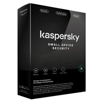 KASPERSKY BOX SMALL OFFICE SECURITY 8.0 1SERVER + 10CLIENT - 12MESI (KL4541X5KFS-SSB_IT) FINO:30/06
