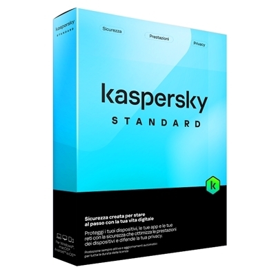 KASPERSKY SLIMBOX STANDARD -- 1 DISPOSITIVO (KL1041T5AFS-ENV) FINO:15/04