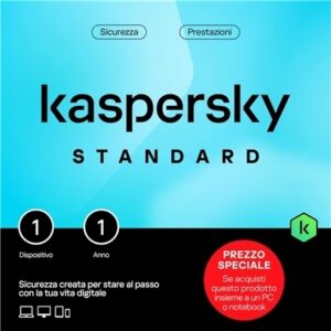KASPERSKY SLIMBOX STANDARD -- 1 DISPOSITIVO ATTACH (KL1041T5AFS-SSBATT) FINO:30/06