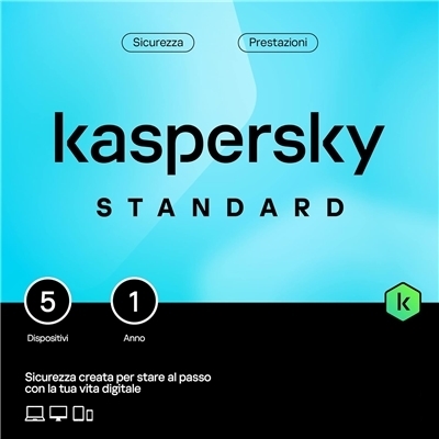 KASPERSKY SLIMBOX STANDARD -- 5 DISPOSITIVI (KL1041T5EFS-SSB) FINO:30/06