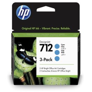 CARTUCCIA HP 712 3ED77A CIANO DESIGNJET 3-PACK 29ML ADATTA A DESIGNJET STUDIO