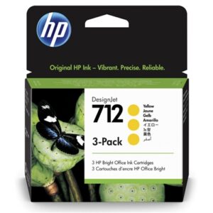 CARTUCCIA HP 712 3ED79A GIALLO DESIGNJET 3-PACK 29ML ADATTA A DESIGNJET STUDIO
