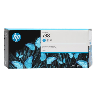 CARTUCCIA HP 738 676M6A CIANO DESIGNJET 300ML ADATTA A DESIGNJET